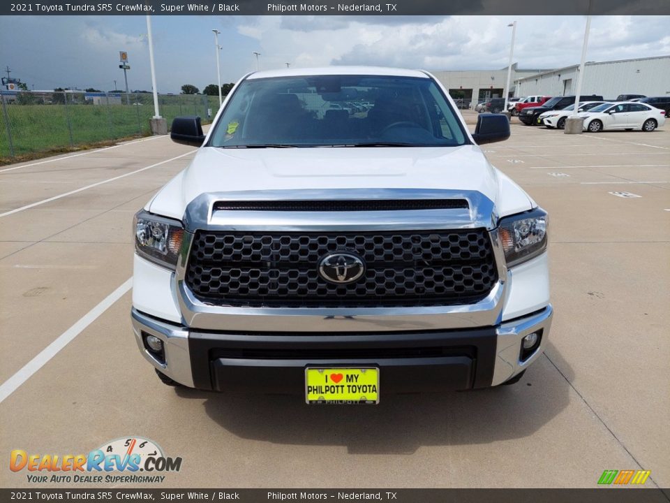 2021 Toyota Tundra SR5 CrewMax Super White / Black Photo #2