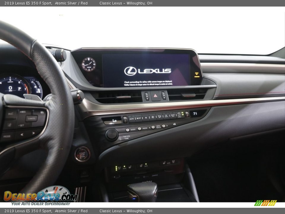 2019 Lexus ES 350 F Sport Atomic Silver / Red Photo #9