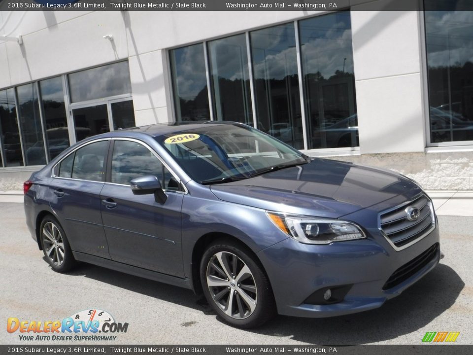 2016 Subaru Legacy 3.6R Limited Twilight Blue Metallic / Slate Black Photo #3