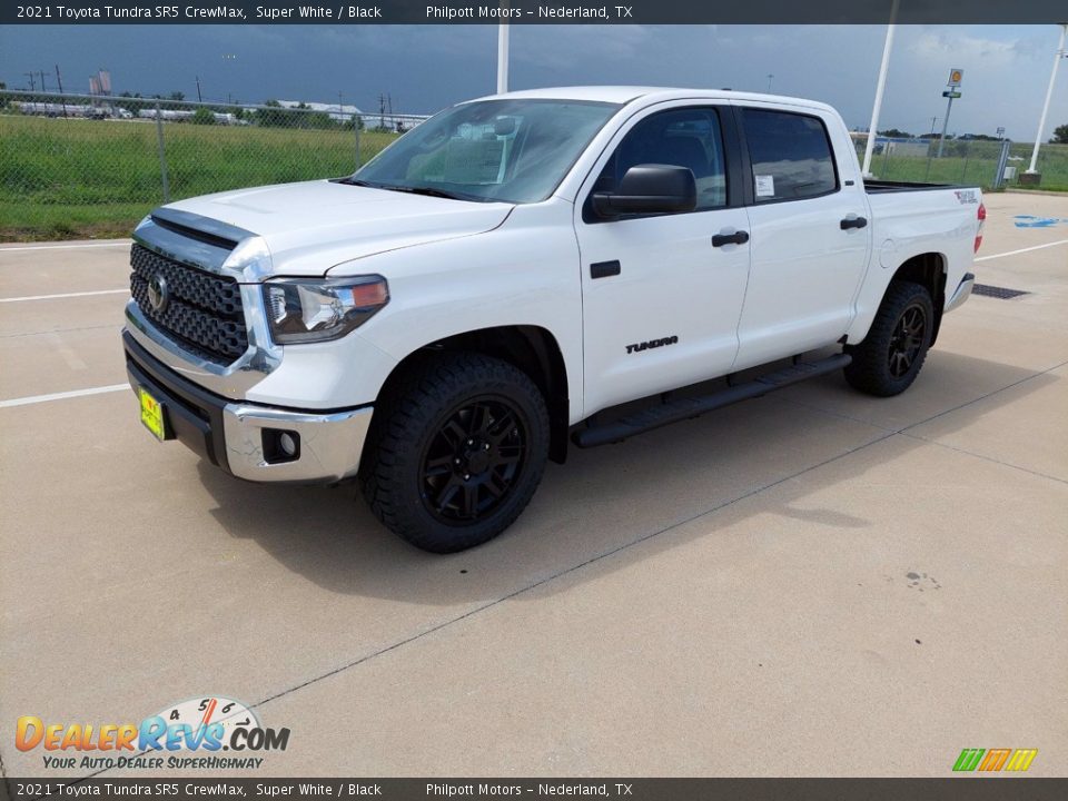 2021 Toyota Tundra SR5 CrewMax Super White / Black Photo #3