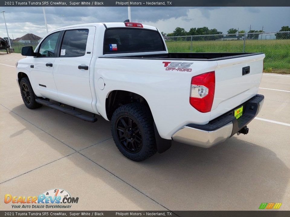 2021 Toyota Tundra SR5 CrewMax Super White / Black Photo #4