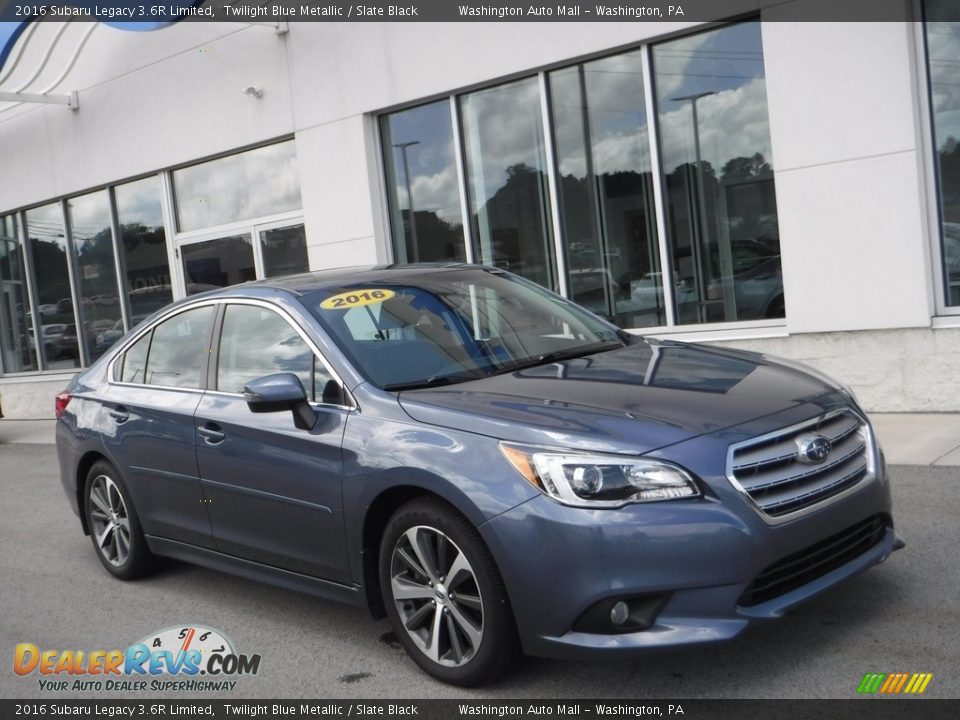 2016 Subaru Legacy 3.6R Limited Twilight Blue Metallic / Slate Black Photo #6