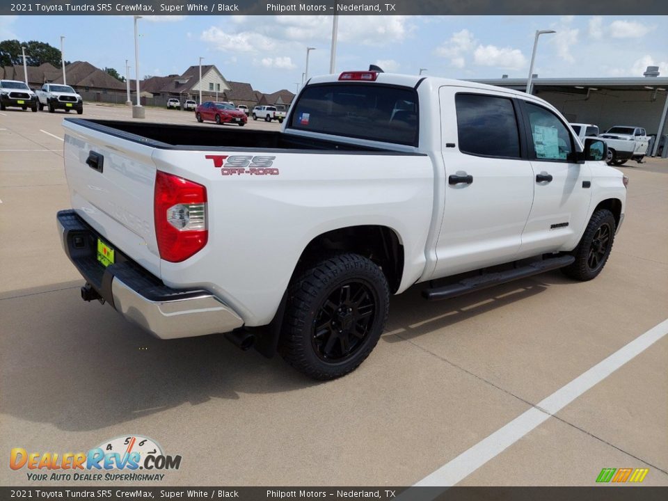 2021 Toyota Tundra SR5 CrewMax Super White / Black Photo #6