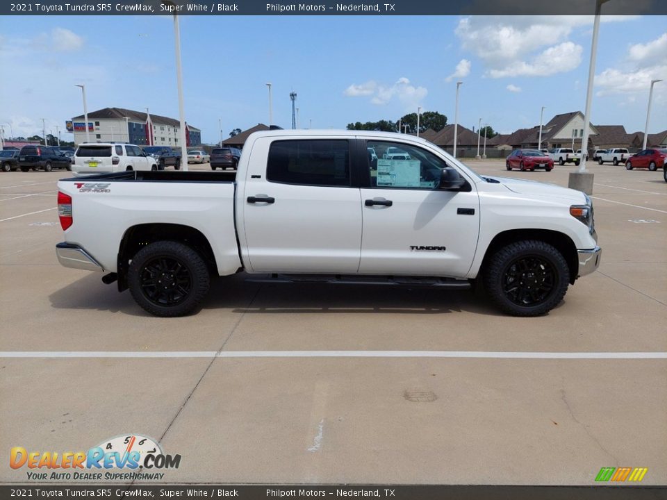 2021 Toyota Tundra SR5 CrewMax Super White / Black Photo #7