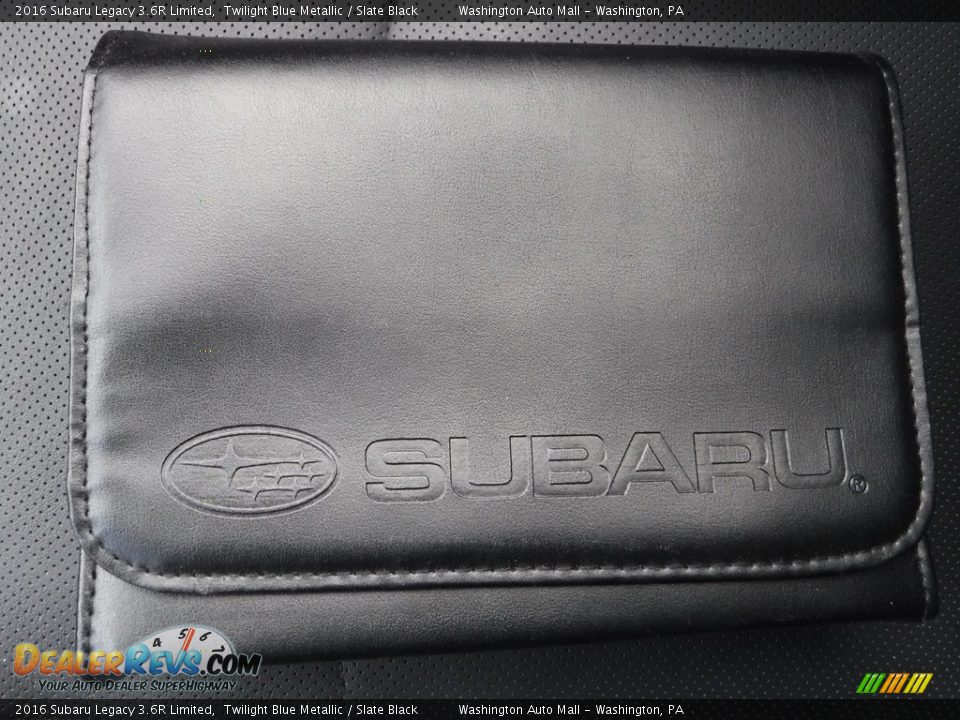2016 Subaru Legacy 3.6R Limited Twilight Blue Metallic / Slate Black Photo #30