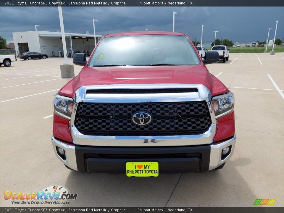 2021 Toyota Tundra SR5 CrewMax Barcelona Red Metallic / Graphite Photo #2