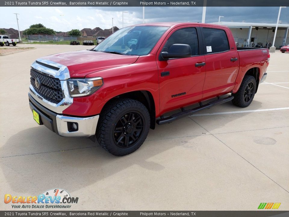 2021 Toyota Tundra SR5 CrewMax Barcelona Red Metallic / Graphite Photo #3