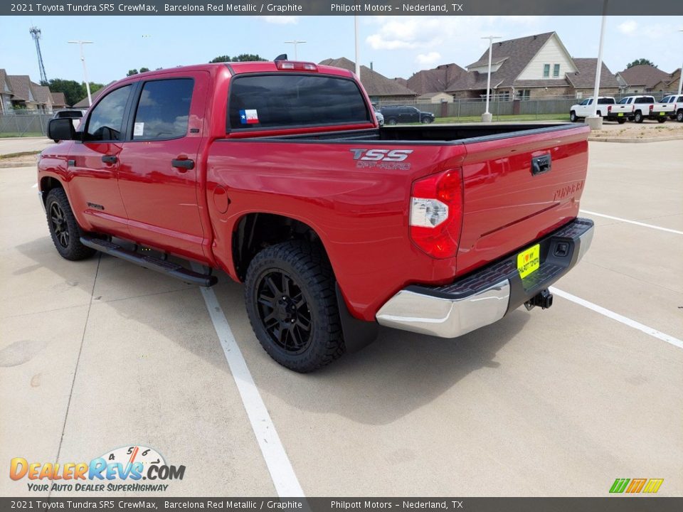 2021 Toyota Tundra SR5 CrewMax Barcelona Red Metallic / Graphite Photo #4