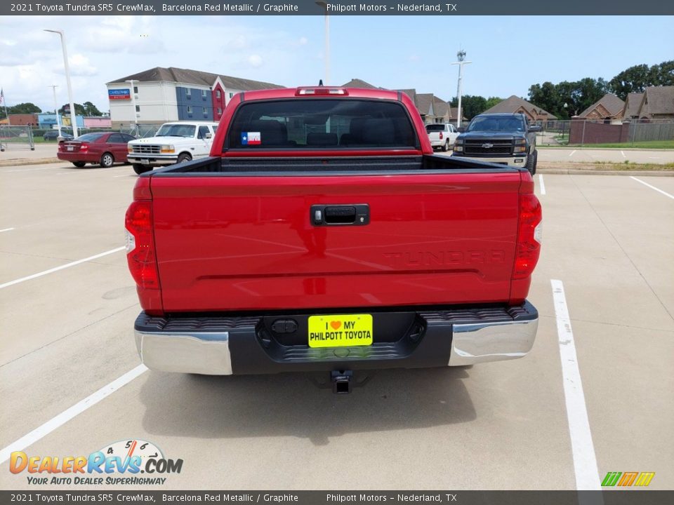 2021 Toyota Tundra SR5 CrewMax Barcelona Red Metallic / Graphite Photo #5