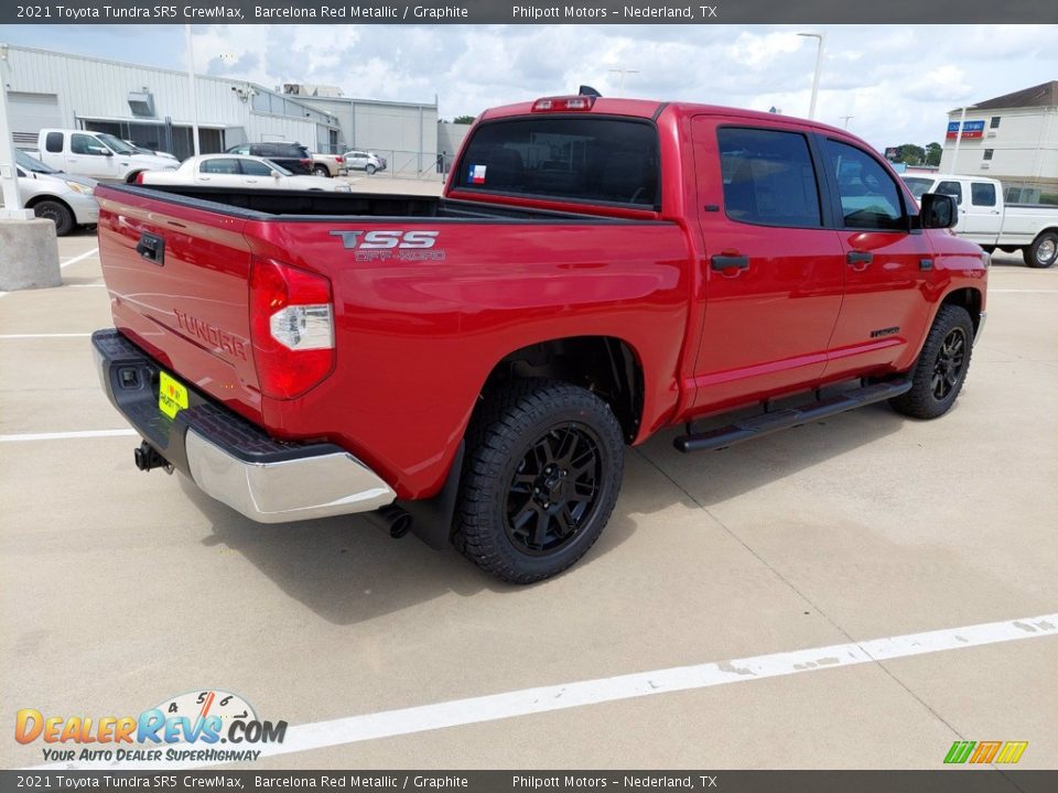 2021 Toyota Tundra SR5 CrewMax Barcelona Red Metallic / Graphite Photo #6