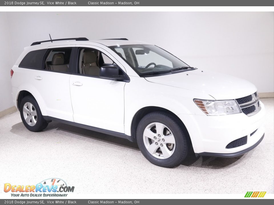 2018 Dodge Journey SE Vice White / Black Photo #1