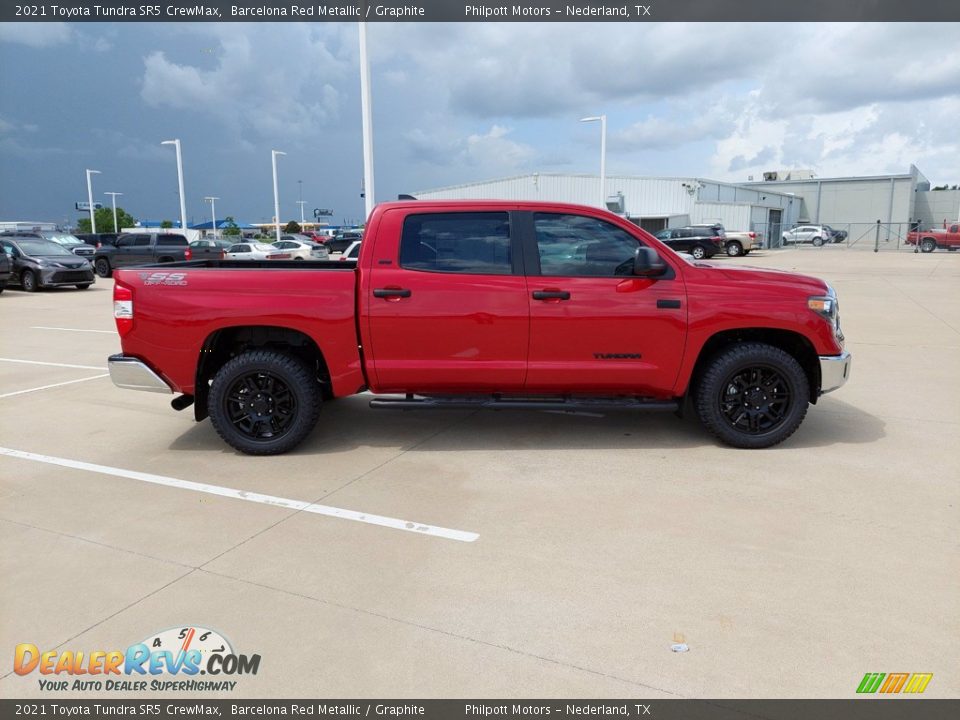 2021 Toyota Tundra SR5 CrewMax Barcelona Red Metallic / Graphite Photo #7