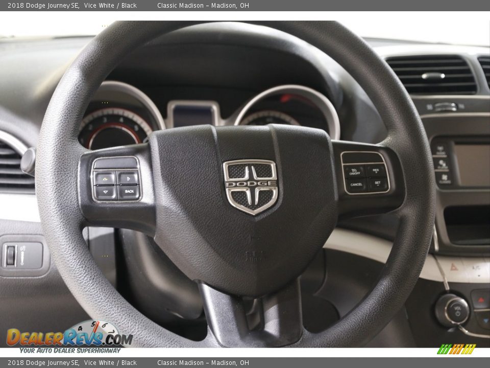 2018 Dodge Journey SE Vice White / Black Photo #7
