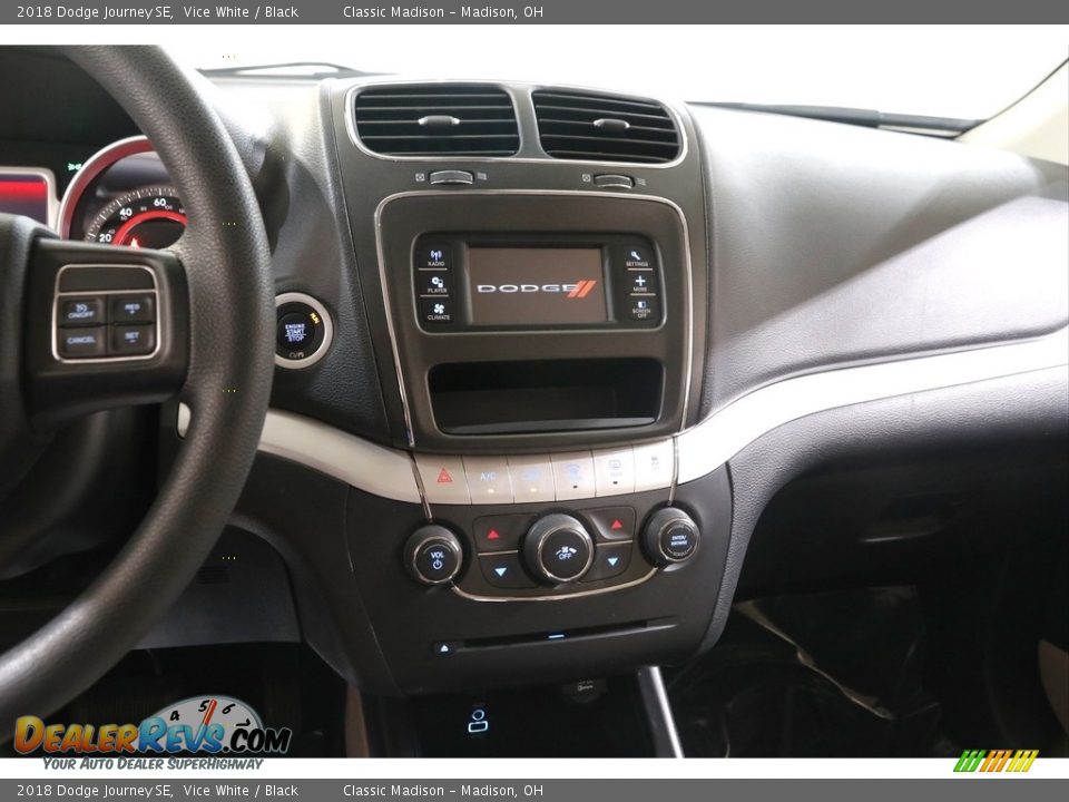 2018 Dodge Journey SE Vice White / Black Photo #9
