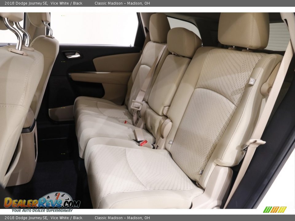 2018 Dodge Journey SE Vice White / Black Photo #14