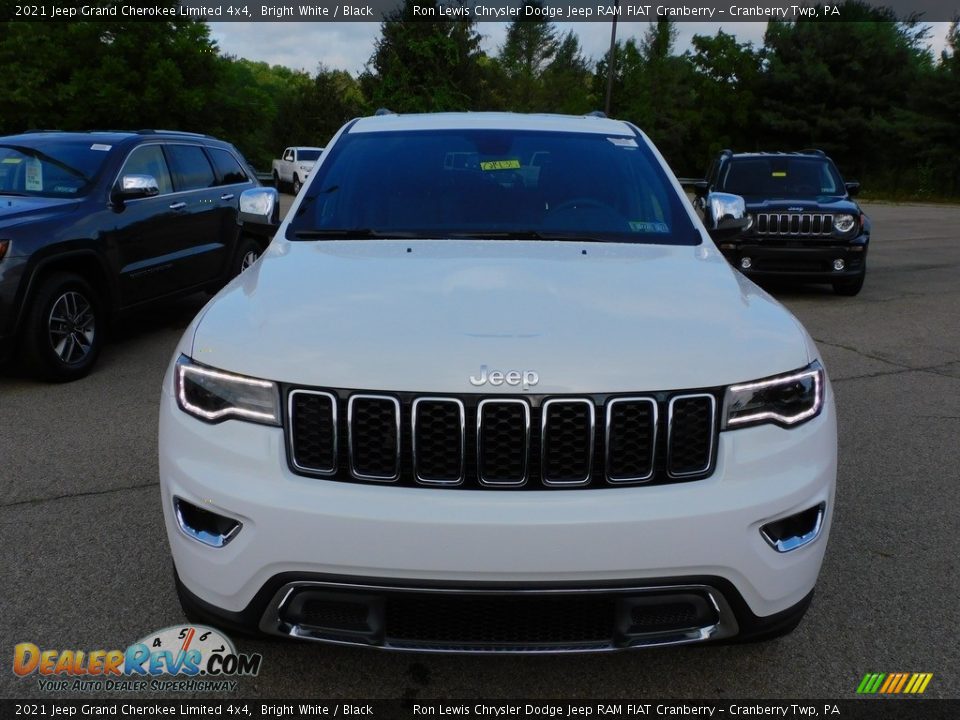 2021 Jeep Grand Cherokee Limited 4x4 Bright White / Black Photo #2