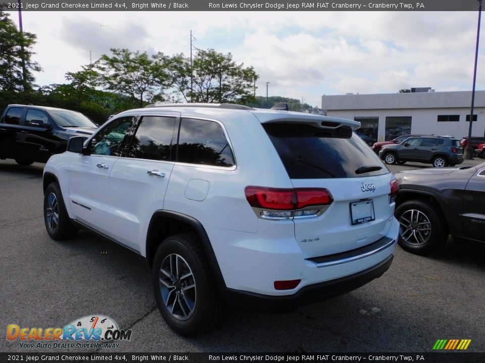 2021 Jeep Grand Cherokee Limited 4x4 Bright White / Black Photo #8