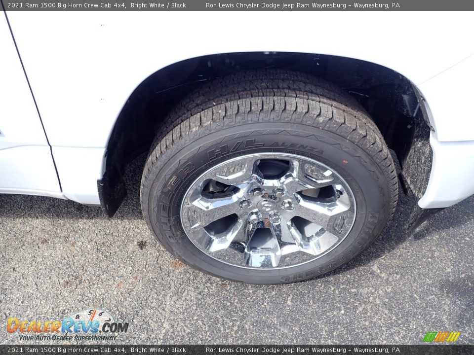 2021 Ram 1500 Big Horn Crew Cab 4x4 Bright White / Black Photo #9