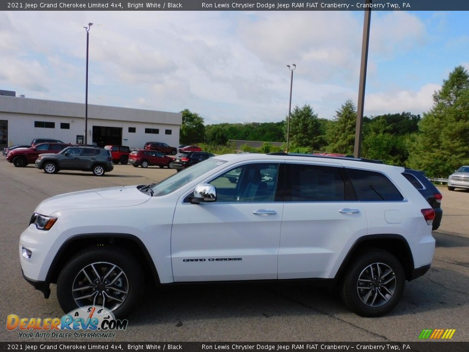 2021 Jeep Grand Cherokee Limited 4x4 Bright White / Black Photo #9