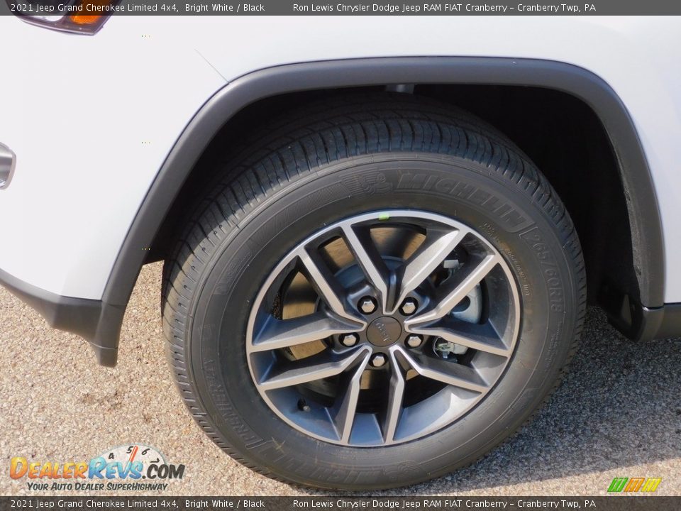 2021 Jeep Grand Cherokee Limited 4x4 Bright White / Black Photo #10