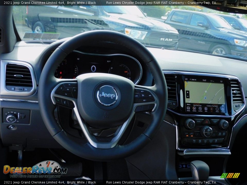 2021 Jeep Grand Cherokee Limited 4x4 Bright White / Black Photo #13