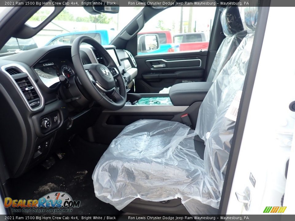 2021 Ram 1500 Big Horn Crew Cab 4x4 Bright White / Black Photo #14