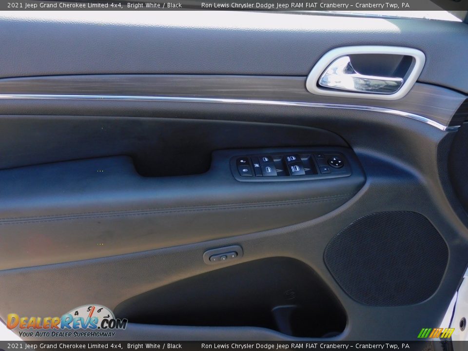 2021 Jeep Grand Cherokee Limited 4x4 Bright White / Black Photo #14
