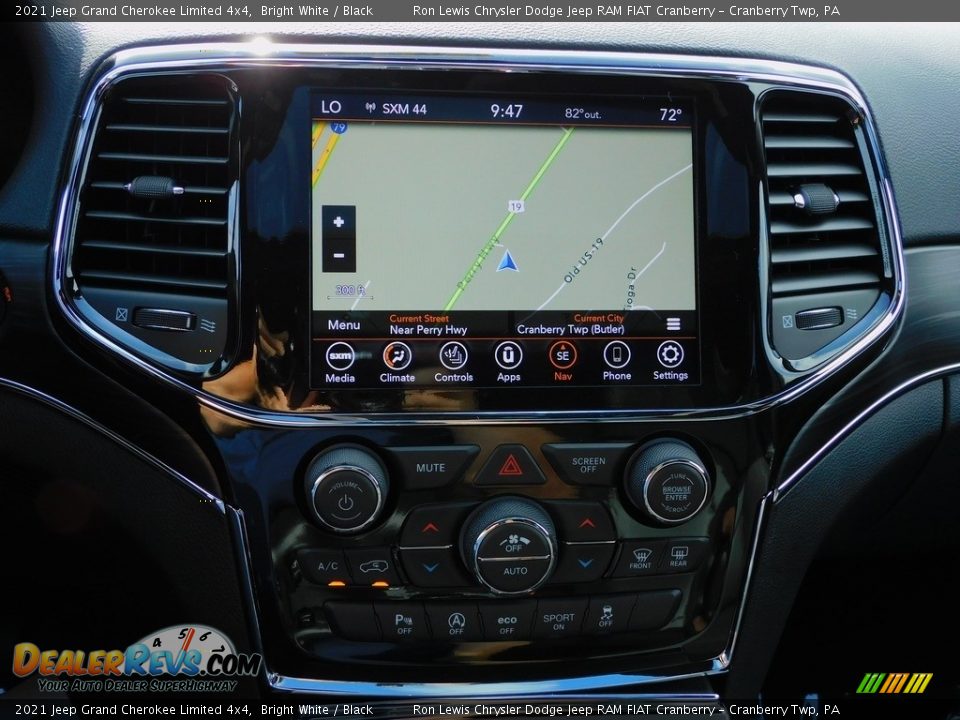 2021 Jeep Grand Cherokee Limited 4x4 Bright White / Black Photo #16