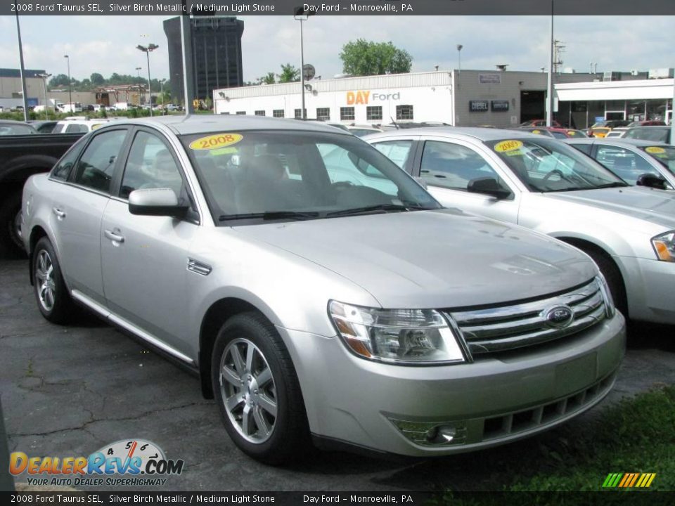 2008 Ford Taurus SEL Silver Birch Metallic / Medium Light Stone Photo #1