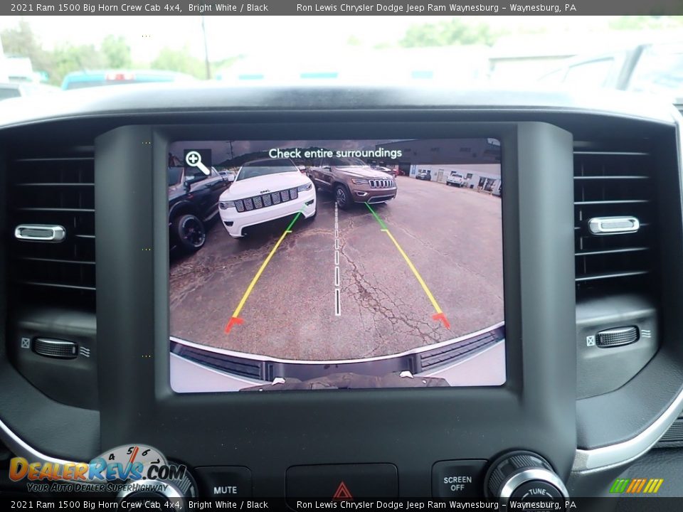 2021 Ram 1500 Big Horn Crew Cab 4x4 Bright White / Black Photo #18