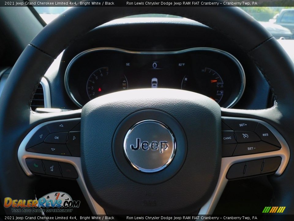 2021 Jeep Grand Cherokee Limited 4x4 Bright White / Black Photo #20