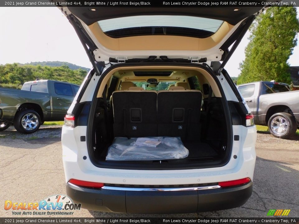 2021 Jeep Grand Cherokee L Limited 4x4 Bright White / Light Frost Beige/Black Photo #7
