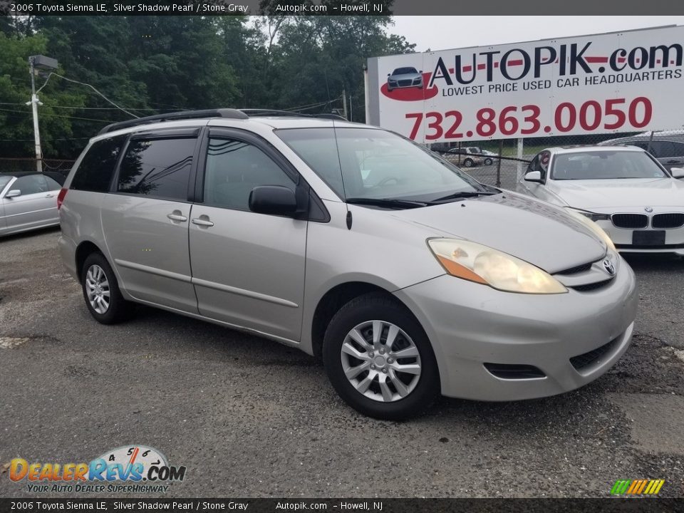 2006 Toyota Sienna LE Silver Shadow Pearl / Stone Gray Photo #1