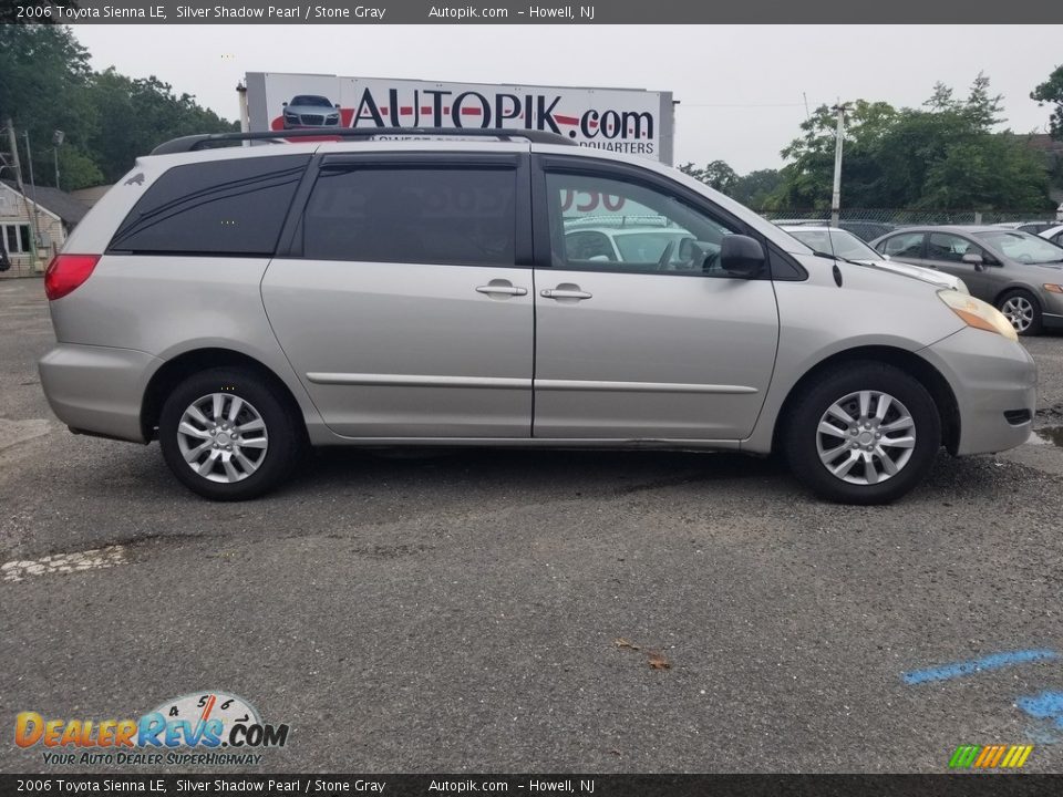 2006 Toyota Sienna LE Silver Shadow Pearl / Stone Gray Photo #2