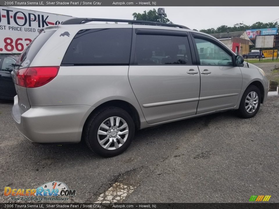 2006 Toyota Sienna LE Silver Shadow Pearl / Stone Gray Photo #3