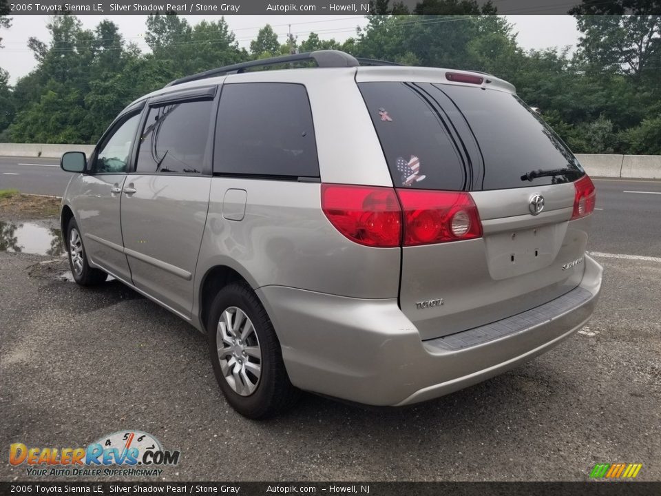 2006 Toyota Sienna LE Silver Shadow Pearl / Stone Gray Photo #6