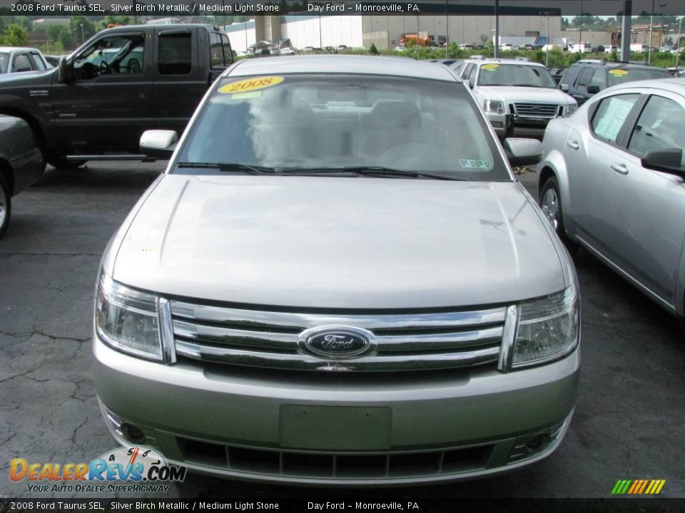 2008 Ford Taurus SEL Silver Birch Metallic / Medium Light Stone Photo #2