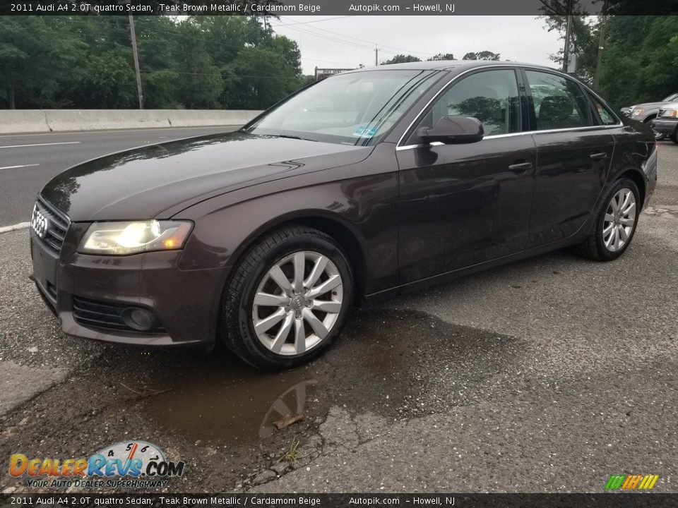 2011 Audi A4 2.0T quattro Sedan Teak Brown Metallic / Cardamom Beige Photo #7