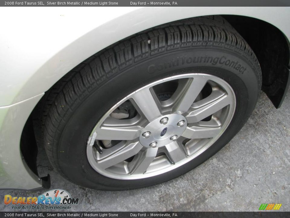 2008 Ford Taurus SEL Silver Birch Metallic / Medium Light Stone Photo #4
