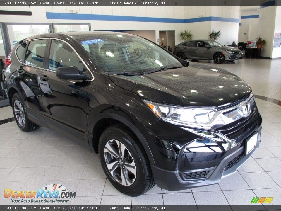 2018 Honda CR-V LX AWD Crystal Black Pearl / Black Photo #3