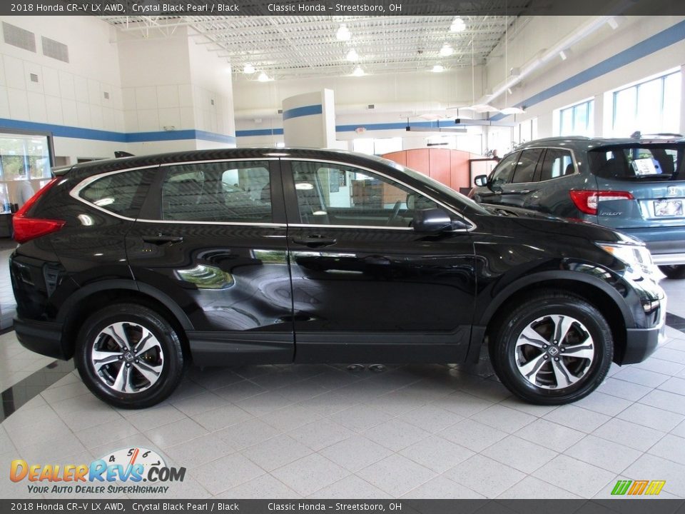 2018 Honda CR-V LX AWD Crystal Black Pearl / Black Photo #4