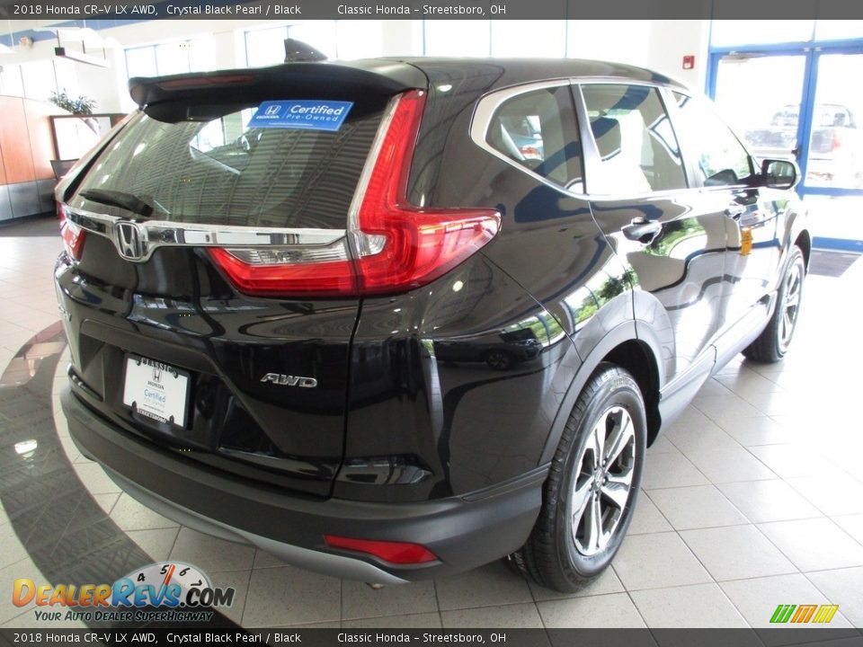 2018 Honda CR-V LX AWD Crystal Black Pearl / Black Photo #7