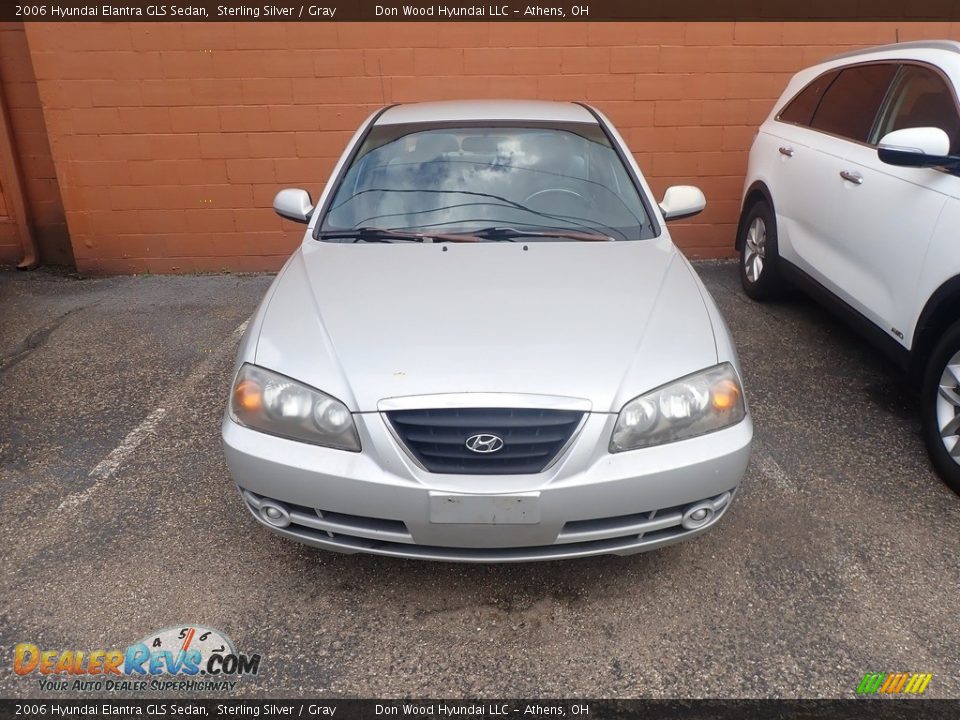 2006 Hyundai Elantra GLS Sedan Sterling Silver / Gray Photo #4