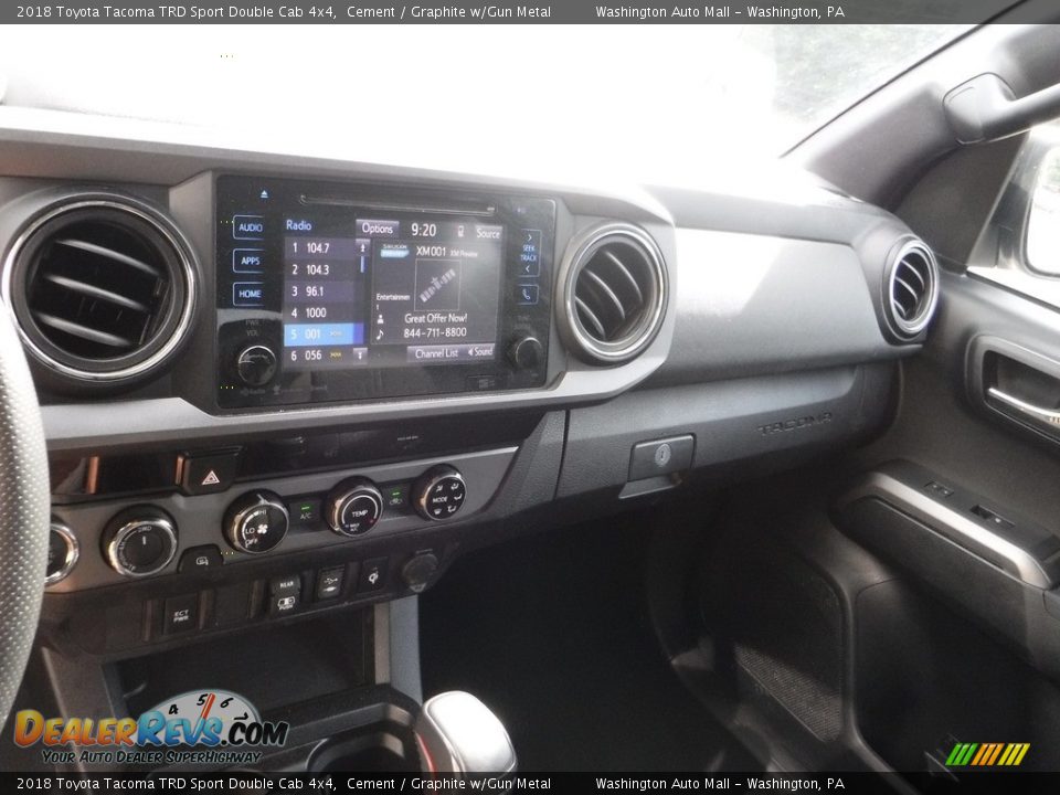2018 Toyota Tacoma TRD Sport Double Cab 4x4 Cement / Graphite w/Gun Metal Photo #3