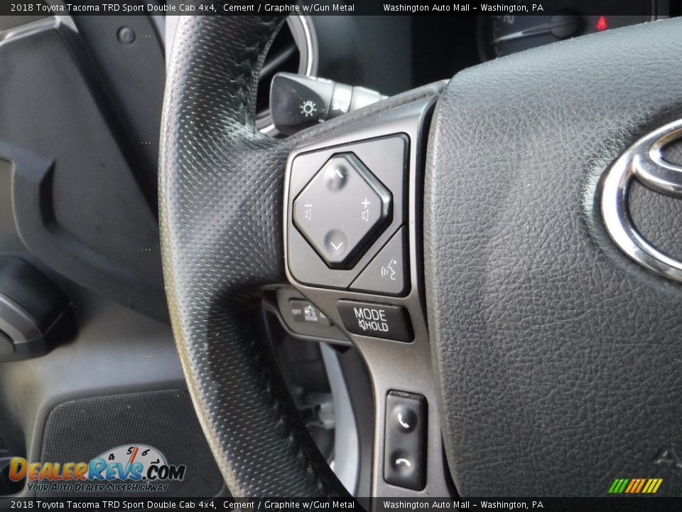 2018 Toyota Tacoma TRD Sport Double Cab 4x4 Cement / Graphite w/Gun Metal Photo #8