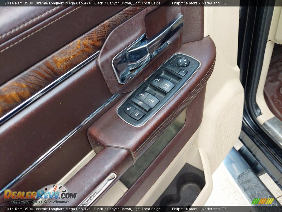 Door Panel of 2014 Ram 3500 Laramie Longhorn Mega Cab 4x4 Photo #14