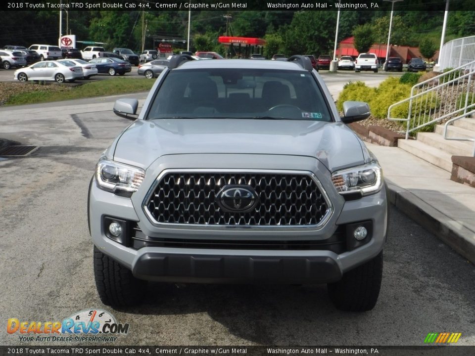 2018 Toyota Tacoma TRD Sport Double Cab 4x4 Cement / Graphite w/Gun Metal Photo #12