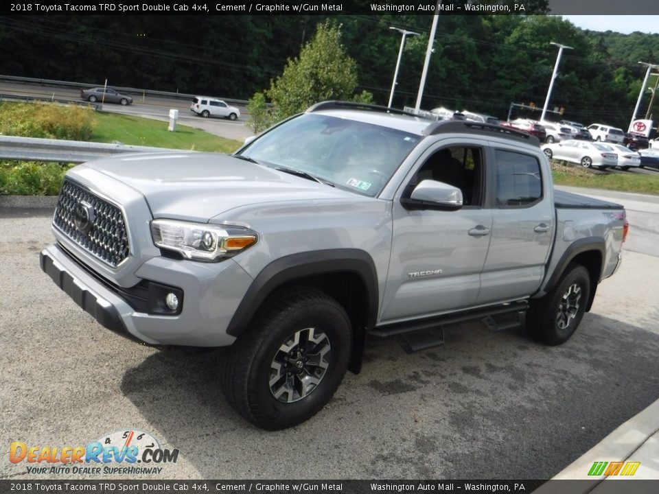 2018 Toyota Tacoma TRD Sport Double Cab 4x4 Cement / Graphite w/Gun Metal Photo #13