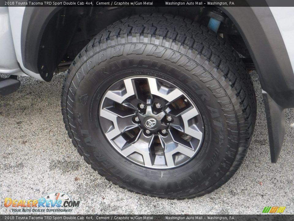 2018 Toyota Tacoma TRD Sport Double Cab 4x4 Cement / Graphite w/Gun Metal Photo #15