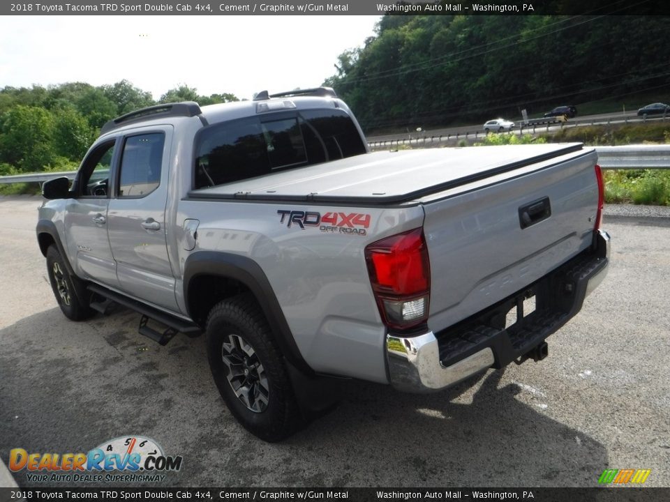 2018 Toyota Tacoma TRD Sport Double Cab 4x4 Cement / Graphite w/Gun Metal Photo #16
